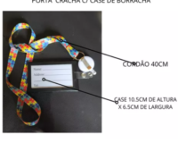 * CORDÃO DE IDENTIFICAÇÃO COM PORTA CRACHÁ AUTISTA