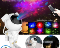 LUMINÁRIA PROJETOR INFANTIL ASTRONAUTA ABAJUR LED