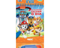 * LIVRO AQUABOOK PATRULHA CANINA PINTA COM ÁGUA