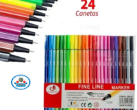 * KIT 24 CANETAS CORES FINE LINE TIPO STABILO