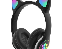 FONE DE OUVIDO SEM FIO HEADPHONE ORELHA GATINHO BLUETOOTH