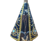 IMAGEM DE NOSSA SENHORA APARECIDA COM MANTO A 39 X L 21