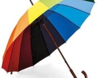 GUARDA CHUVA ARCO IRIS AUTOMÁTICO EXTRA REFORÇADO