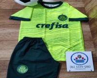 * CONJUNTO INFANTIL CAMISETA E BERMUDA FUTEBOL PALMEIRAS