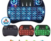 MINI TECLADO ILUMINADO LED SEM FIO TOUCHPAD PC TV BOX