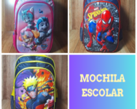 MOCHILA INFANTIL REFORÇADA PERSONAGENS EM 3D (A43X L39)