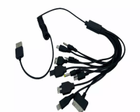 * CABO USB UNIVERSAL 14 EM 1 SANFONADO