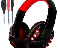 FONE DE OUVIDO COM FIO HEADSET GAMER COM MICROFONE P2