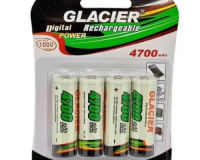 * 4 PILHAS RECARREGÁVEL AA 4.700mAh