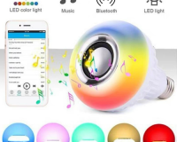 LÂMPADA LUZ LED RGB BLUETOOTH MÚSICA CAIXA SOM FESTA MÚSICA