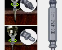 KIT 4 EXTRATOR DE PARAFUSO QUEBRADO-DANIFICADO 3 A 12 MM