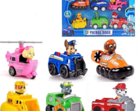 BRINQUEDO 6 CARRINHOS FRICÇÃO PATRULHA CANINA