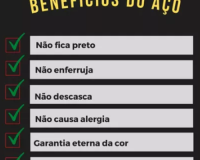 * CORRENTE EXTRA GROSSA 28CM AÇO INOX BANHADA EM COBRE