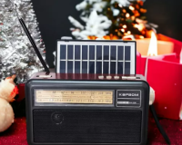 * RÁDIO RETRO AM-FM USB BLUETOOTH CARREGAMENTO SOLAR