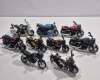 * BRINQUEDO MINIATURA DE FERRO MOTO FRICÇÃO COM PNEU