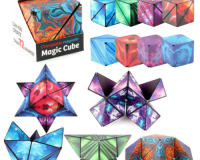 *BRINQUEDO CUBO MÁGICO MAGNÉTICO 3D COM 72 FORMAS