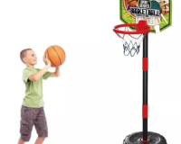 BRINQUEDO CESTA DE BASQUETE INFANTIL COM BOLA E BOMBA