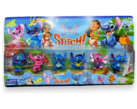 BRINQUEDO KIT COM 6 BONECOS LILO E STITCH O FILME