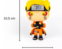 BRINQUEDO 4 BONECOS NARUTO SHIPPUDEN 10,5CM