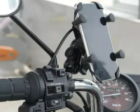 * SUPORTE CELULAR MOTO-BICICLETA GARRA X COM ROTAÇÃO