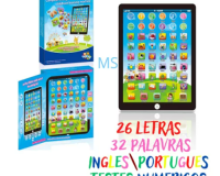 BRINQUEDO TABLET INTERATIVO INFANTIL BILÍNGUE EDUCATIVO