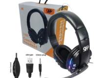 FONE DE OUVIDO GAMER COM FIO PARA JOGOS HEADSET 9H