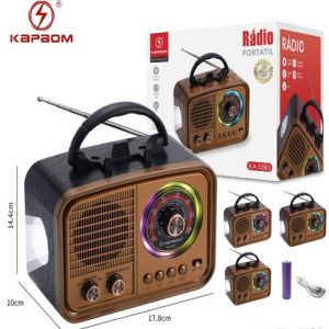 RÁDIO AM FM USB BLUETOOTH ALTO RETRÔ VINTAGE